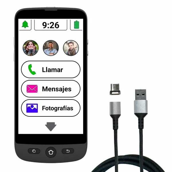 Смартфоны Swiss Voice S510-M 5" 2 GB RAM 16 Гб Чёрный