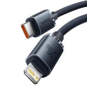 Baseus cable Crystal Shine USB-C - Lightning 2,0 m 20W black