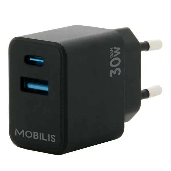 Nešiojamas įkroviklis Mobilis 001362 Juoda 30 W