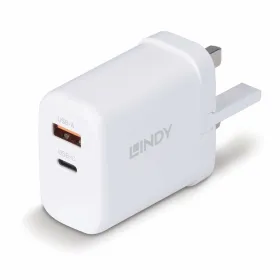 Сетевое зарядное устройство LINDY Белый 65 W