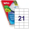 Uzlīmes Apli 1276 Balts 100 Loksnes 70 x 42,4 mm