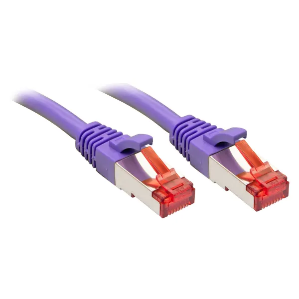 Жесткий сетевой кабель UTP кат. 6 LINDY Rj45/Rj45 Cat6 3m 3 m Фиолетовый Пурпурный (1 штук)