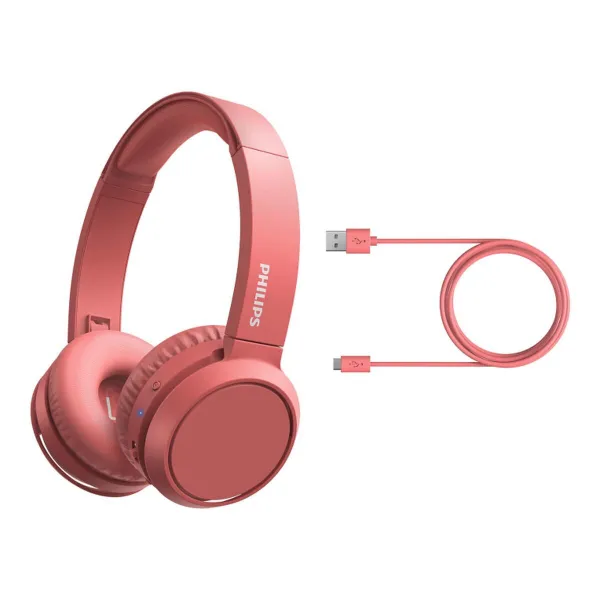 Headphones with Microphone Philips TAH4205RD/00 Coral