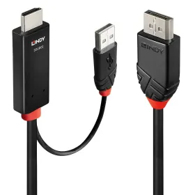 Kabelis Display Port uz HDMI LINDY 1 m Melns
