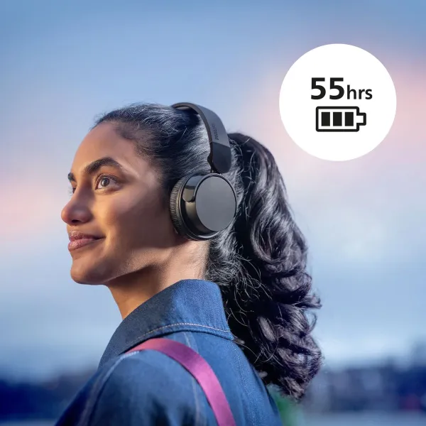 Bluetooth Austiņas ar Mikrofonu Philips TAH4209BK Melns