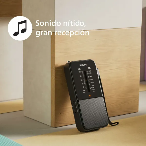 Transistoriradio Philips TAR1509/00 Musta