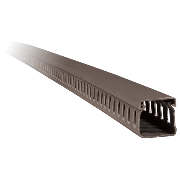 25x40 2M plastmasas kabeļu kanāls ar rievotiem caurumiem