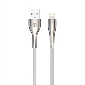 Forever Sleek cable USB - Lightning 1,0 m 2.4A white