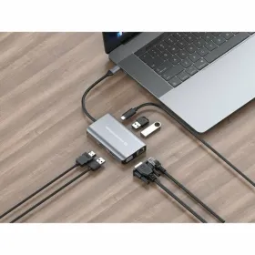 „Maxlife MXUC-09“ kampinis kabelis USB-C - „Lightning“ 1,0 m 27W, baltas