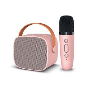 Maxlife Bluetooth karaoke kõlar MXKS-100 roosa