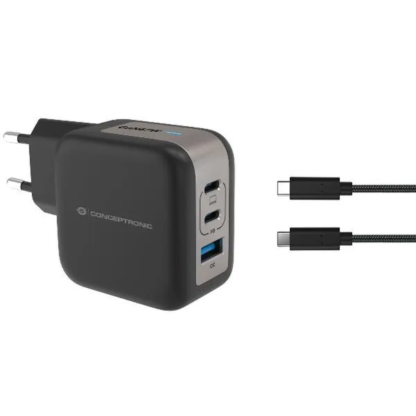 Sieninis įkroviklis Conceptronic 120550703101 Juoda 67 W