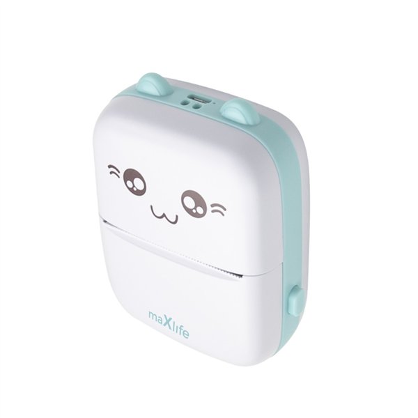 Maxlife Bluetooth termoprinteris MXTP-100 zils | Pirkt tiešsaistē — Megaluks
