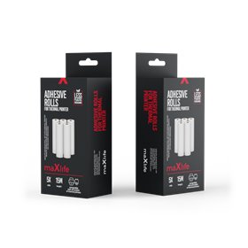 Maxlife-liimarullasetti lämpötulostimelle