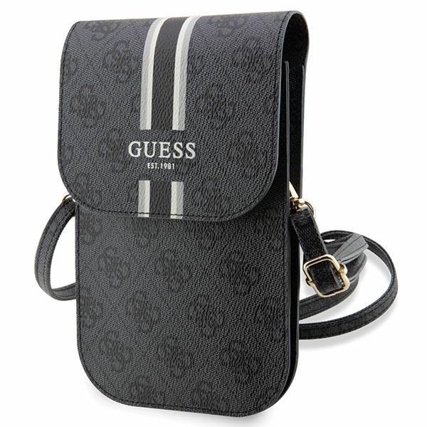 Guess rankinė GUWBP4RPSK juoda Piniginė 4G Stripes