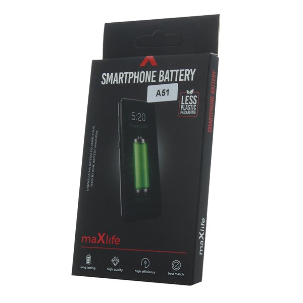 Maxlife-akku Samsung Galaxy A51 5G:lle EB-BA516ABY 4000mAh