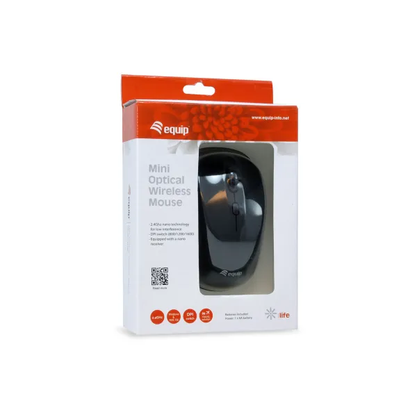 Мышь Equip 245108 Чёрный
