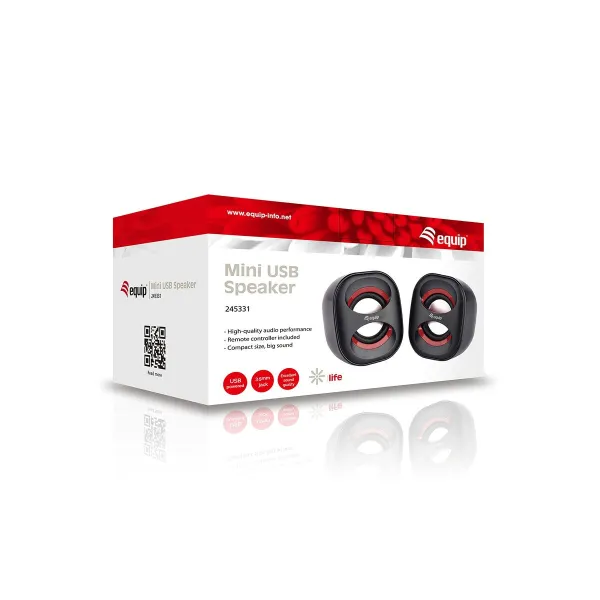 PC Skaļruņi Equip 245331 Melns 3 W 6 W