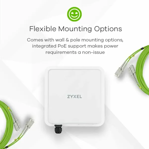 Maršrutizatorius ZyXEL FWA-710-EU0102F Balta RJ45 Ethernet LAN