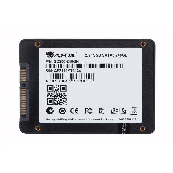 Kietasis diskas Afox SD250-240GN 240 GB SSD