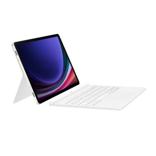 Planšetdatora un Klaviatūras Vāks Samsung EF-DX725BWEGES Balts Spāņu Qwerty