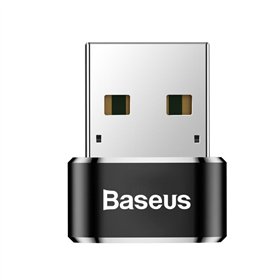 Adapter Baseus Type-C to USB-A black CAAOTG-01