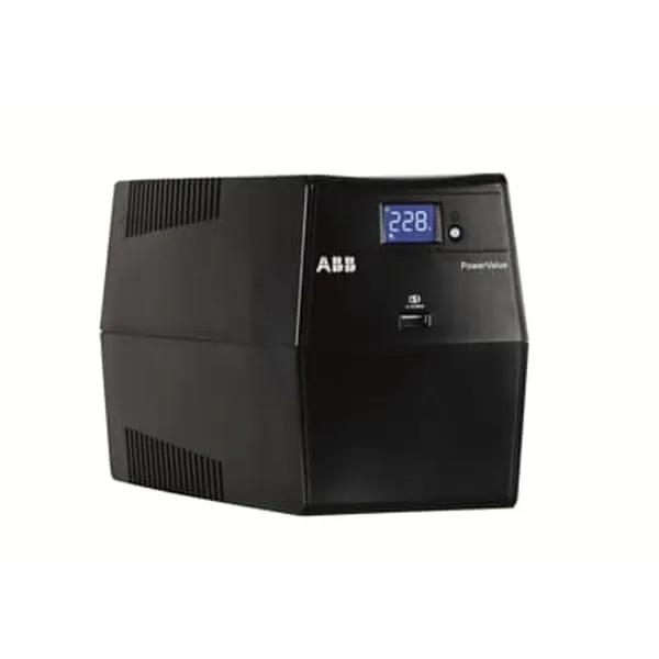 Nepertraukiamo Maitinimo šaltinio Sistema Interaktyvi UPS ABB UPSPOWERVALUE 11LI UP 600VA SHUCKO