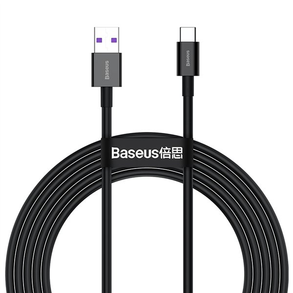 USB cable Baseus Superior from USB to Type-C 66W 2.0m black CATYS-A01