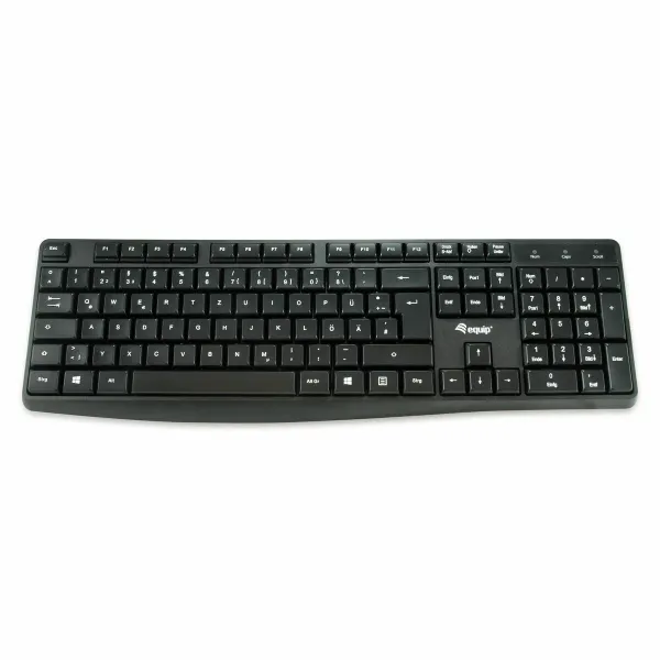 Klaviatuur Equip 245211 Must Hispaaniakeelne Qwerty