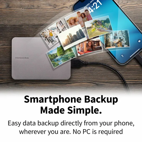 Išorinis kietasis diskas Toshiba HDTX210ESCAA 1 TB HDD Sidabras Magnetinis