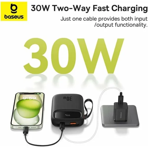 Powerbank Baseus P10055008113-00 Juoda 10000 mAh