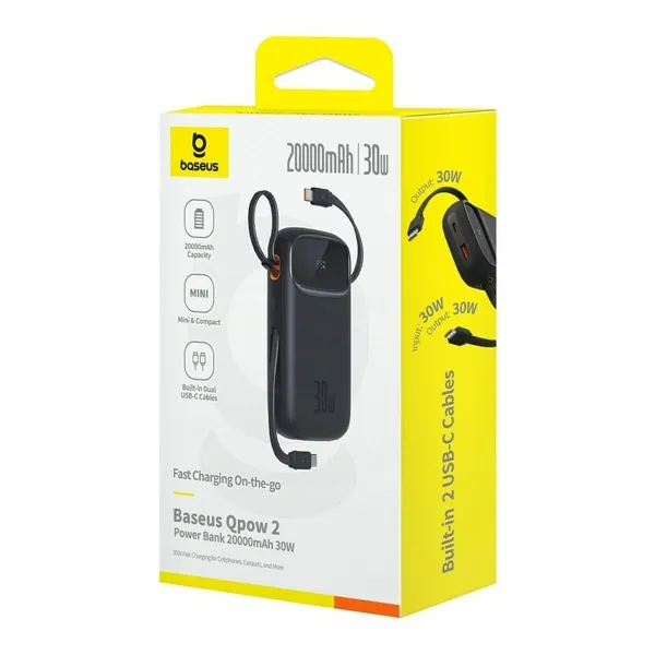 Powerbank Baseus P10055009113-00 Juoda 20000 mAh