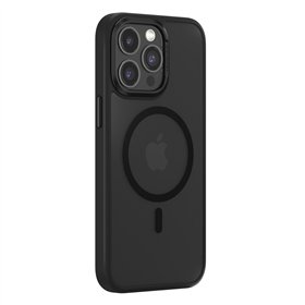Comma ümbris Joy Elegant Mag iPhone 15 Plusile, must