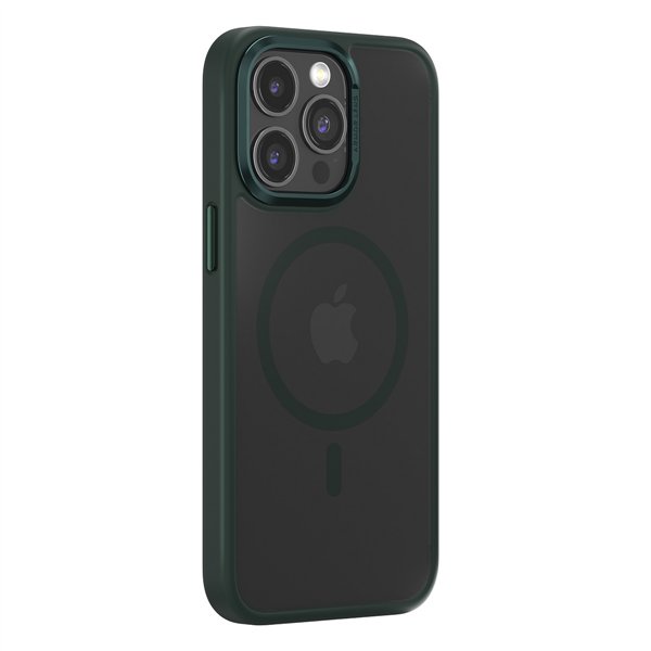 Comma case Joy Elegant Mag for iPhone 15 Plus navy green
