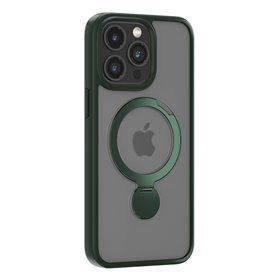 Comma case Joy Shark Mag for iPhone 15 Plus navy green