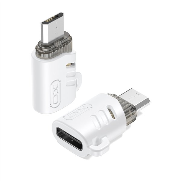 XO adapteris NB256H USB-C - microUSB, balts | Pirkt tiešsaistē — Megaluks