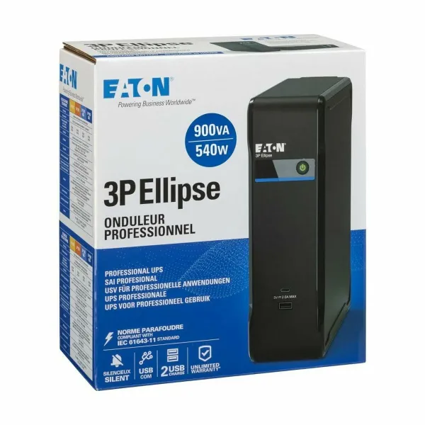 Система бесперебойного питания Интерактивная SAI Eaton 3P900UI 540W