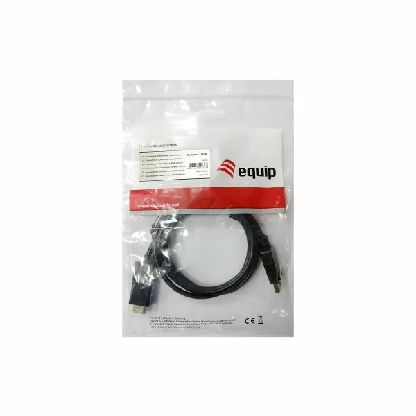 DisplayPort – HDMI adapteris Equip 119392 Juoda 5 m