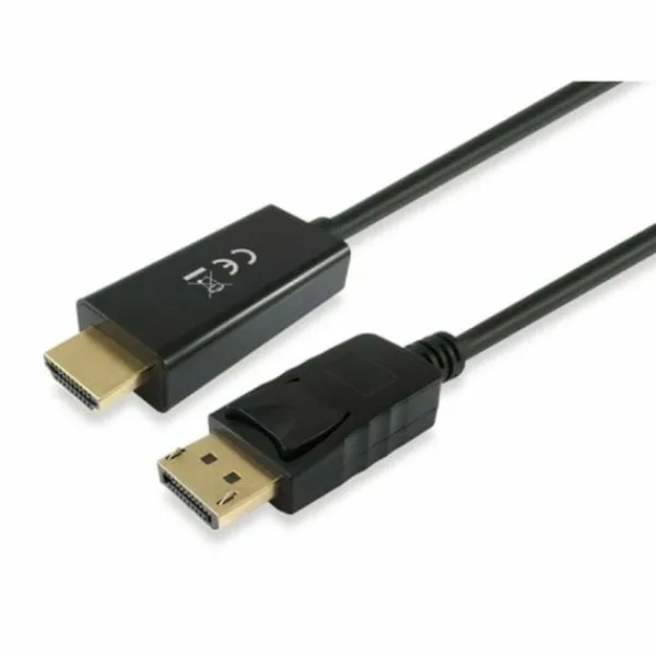 DisplayPort – HDMI adapteris Equip 119391 Juoda 3 m