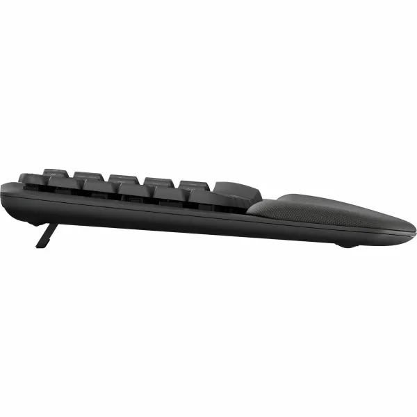 Клавиатура и мышь Logitech Графитовый Сталь Испанская Qwerty
