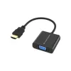 HDMI - VGA adapteris Conceptronic 1080P Juoda 25 cm