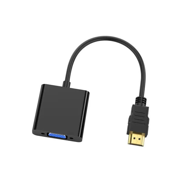 HDMI - VGA adapteris Conceptronic 1080P Juoda 25 cm