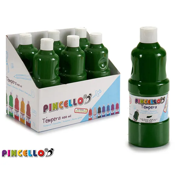 Tempera Pincello Tummanvihreä 400 ml (6 osaa)
