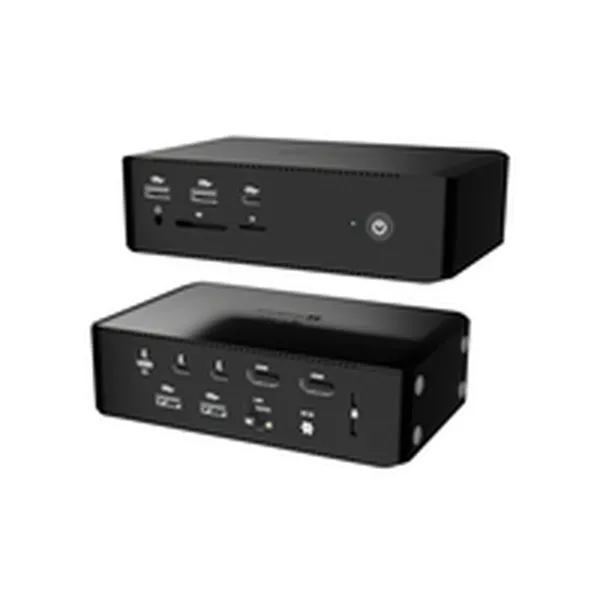 USB-разветвитель i-Tec TB5QUATTRODOCKPD Чёрный