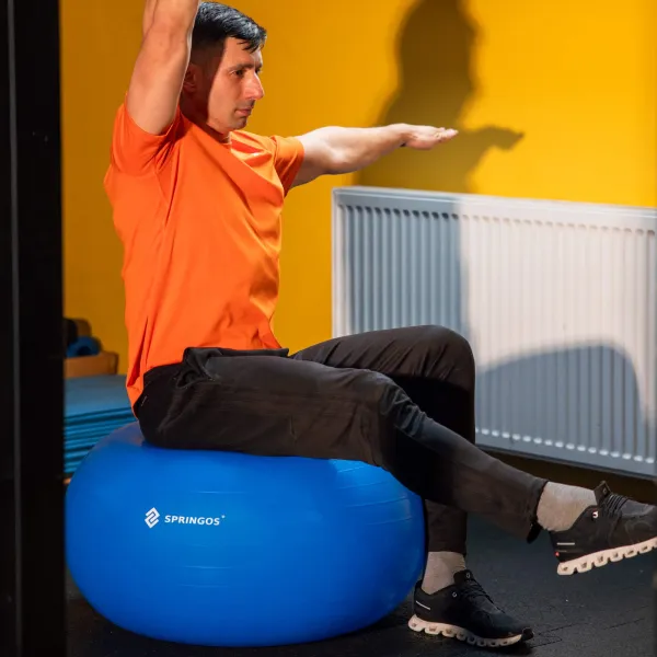 Exercise ball with pump Springos FB0009 85cm