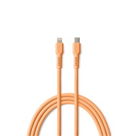 COLORUM cable USB-C - Lightning 1,8m 2,4A CK12-CL-14 x Peach Fuzz