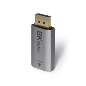 Адаптер для DisplayPort на HDMI LINDY 8K60 ACTIVE Серый