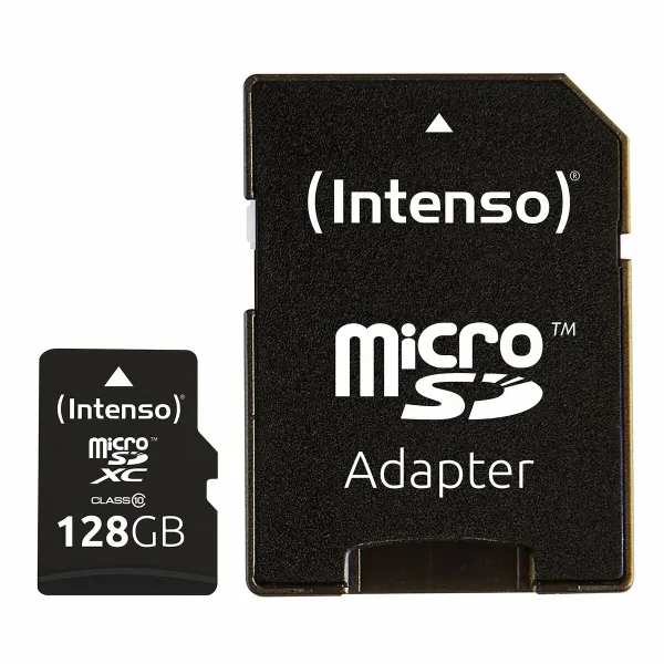 Mikro SD Atmiņas karte ar Adapteri INTENSO 3413491 128 GB