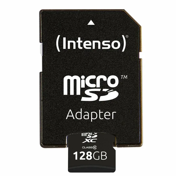 Mikro SD Atmiņas karte ar Adapteri INTENSO 3413491 128 GB