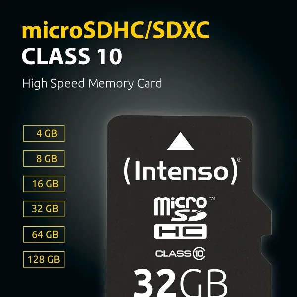 Mikro SD Atmiņas karte ar Adapteri INTENSO 3413491 128 GB