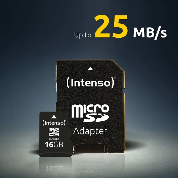 Mikro SD Atmiņas karte ar Adapteri INTENSO 3413491 128 GB